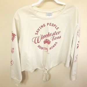 Supernatural Long Sleeve Crop- M